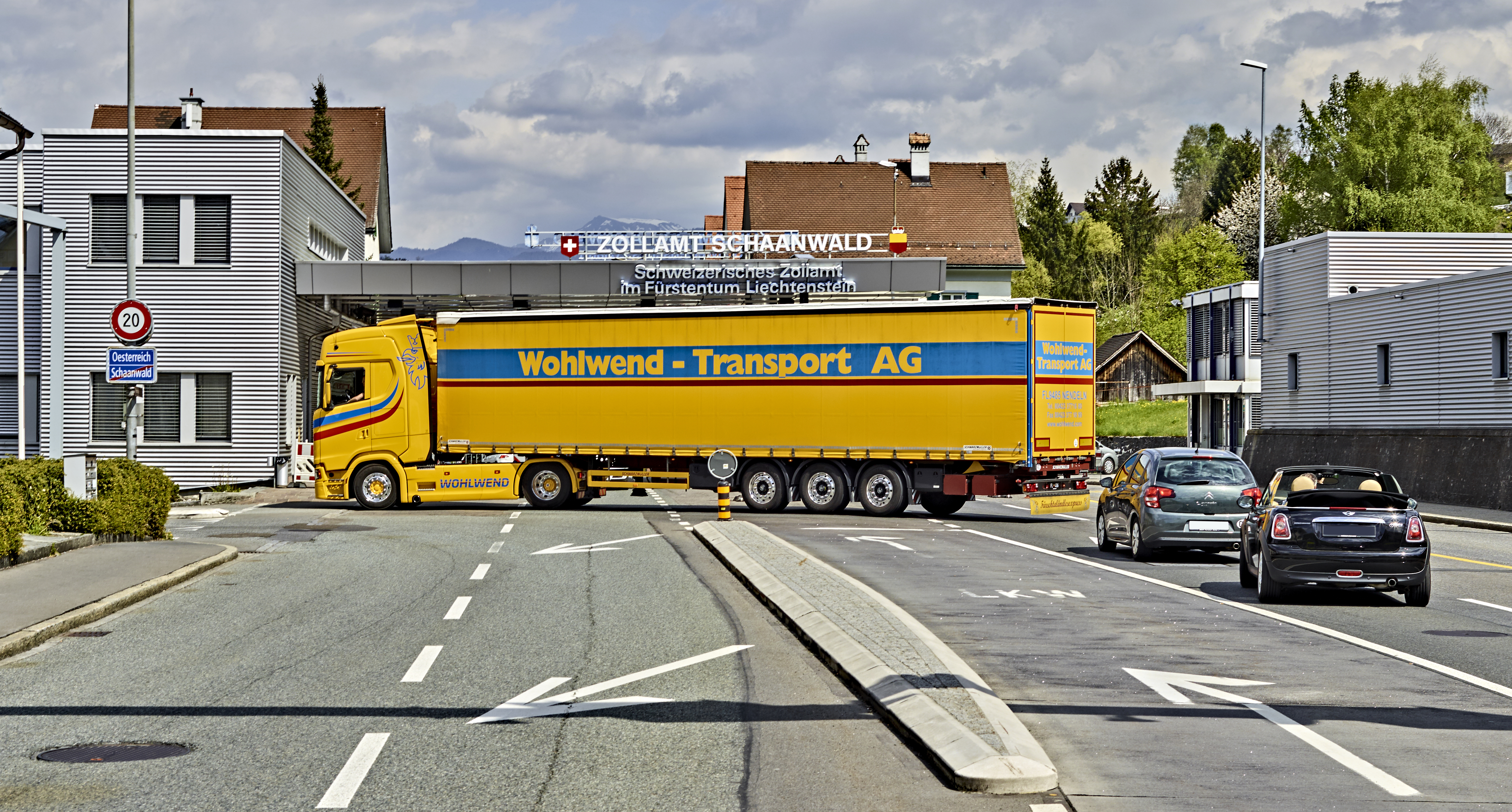 Grenzüberschreitende Transporte